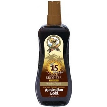 Australian Gold Spray gel s bronzerem SPF15 237 ml