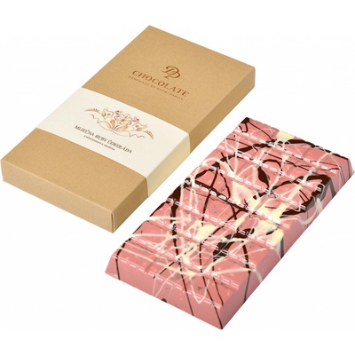 DP chocolate Art mliečna Ruby s hrozienkami a arašidami 0,6 kg