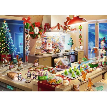 Ravensburger - Puzzle Christmas gingerbread cookies - 1 000 piese