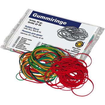 Ластици цветни Office Point 50 g 64 mm (1911001-01-1586422-02)
