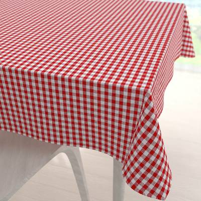 Biante bavlna ubrus Olivia OL-008 Červeno-bílá Kostka malá 140x140cm