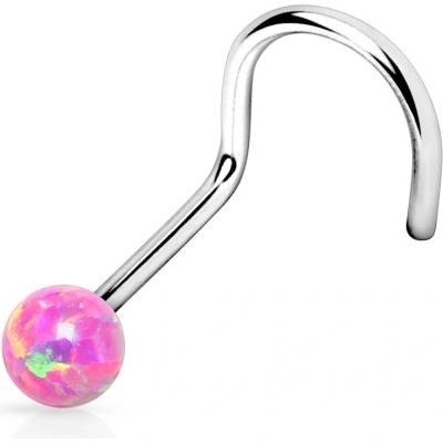 Steel Edge piercing do nosu SENOSE17 Růžová