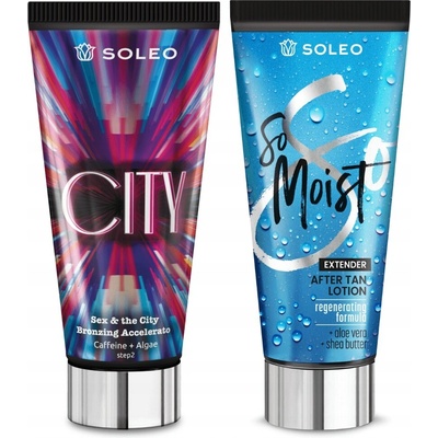 Soleo CITY BRONZER S URYCHLOVAČEM opalováni balzám po opálení 150 ml