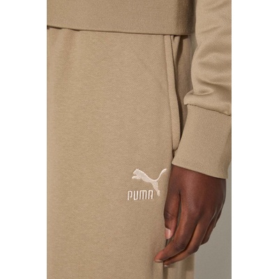 PUMA Памучен спортен панталон Puma Better Classics Sweatpants в бежово с изчистен дизайн 624234 (624234)