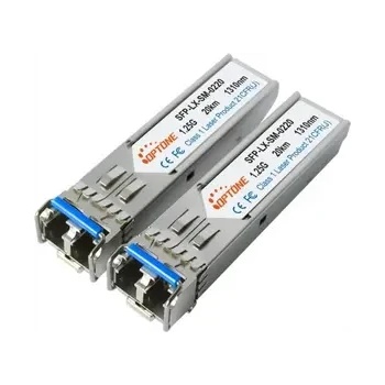 Image 1 of optone Оптичен модул Optone SFP-LX-SM-0220D, 1.25G, 1310nm, LX, 20km, DDM, LC duplex (SFP-LX-SM-0220D)
