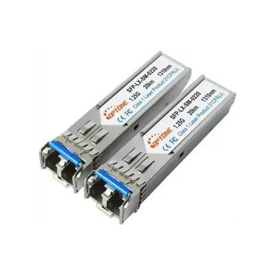 optone Оптичен модул Optone SFP-LX-SM-0220D, 1.25G, 1310nm, LX, 20km, DDM, LC duplex (SFP-LX-SM-0220D)