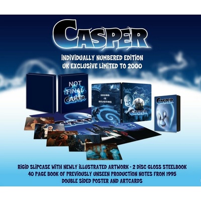 Casper: 30th An. Collectors Edition 4K Ultra HD + BD Steelbook