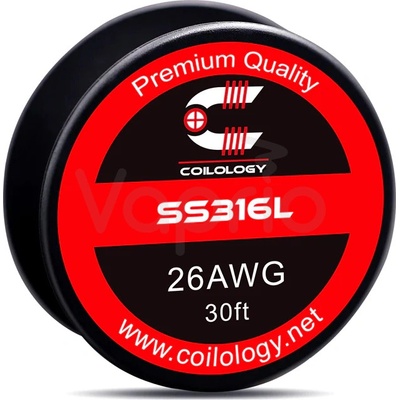 Coilology odporový drôt SS316L 10m - 26GA 0,4mm