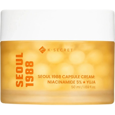 K-Secret Seoul 1988 Capsule Cream Niacinamide 5% + Yuja Krém s vitamínovými kapsulkami 50 ml