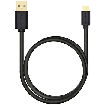 Axagon BUMM-AM30QB Micro USB - USB A, 3m, černý