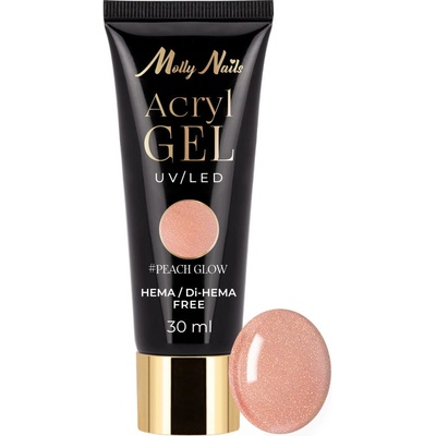 ERANTI Akrylgel Moly nails Peach Glow HEMA/Di-HEMA Free 30 ml