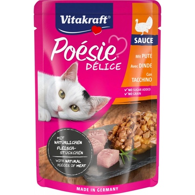Vitakraft Cat Poésie DéliSauce morčacie 85 g
