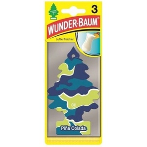 Wunder-Baum Ароматизатори за кола борче wunder-baum pina colada 3бр (7612720758715)