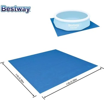 Image 1 of Bestway Подложка за басейн 305 см, Bestway 58001, 335х335см (58001 Flowclear)
