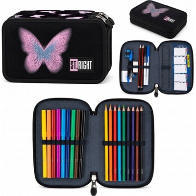 St. Majewski dvojitý butterfly čierny