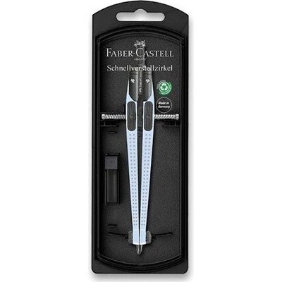 Faber-Castell Kružítko Grip Quick-Set Compass Sky Blue