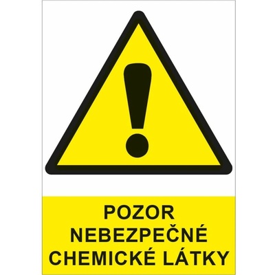 Pozor nebezpečné chemické látky, Fólie A5