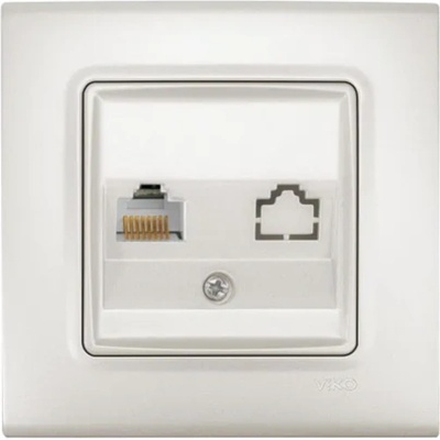 Panasonic РОЗЕТКА KOMПЮТЪРНА LIn LIfe 90403032 CAT5e ПЕРЛА (90403032)