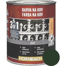 Hornbach na kov 3v1 tmavo zelená, matná 750ml