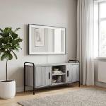 vidaXL ТВ шкаф 99 x 33 x 50 см Сив Сонома Инженерна дървесина (8013707)
