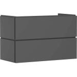 Hansgrohe Xilesa E - Шкаф за мивка, 62x98x47 см, 2 чекмеджета, матово сиво 54262760 (54262760)