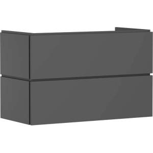 Hansgrohe Xilesa E - Шкаф за мивка, 62x98x47 см, 2 чекмеджета, матово сиво 54262760 (54262760)