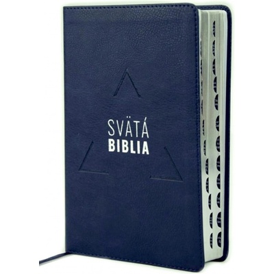 Biblia, Roháček, štandardný formát, tmavomodrá, s indexmi 2020