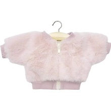 Minikane Bunda z umelej kožušiny Louison Rabbit pink