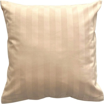 Dadka atlas grádl béžový prúžok 2 cm 40 x 40 cm