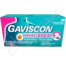 Volně prodejné léky GAVISCON POR 250MG/133,5MG/80MG TBL MND 48