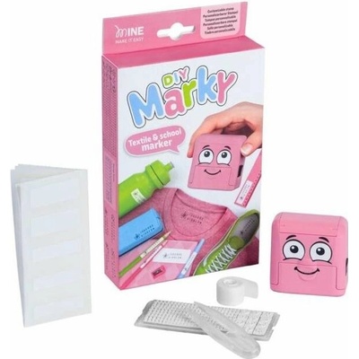 COLOP Razítko na textil Marky růžová černý polštářek puzzle – Zboží Dáma