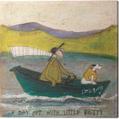 Obraz na plátne Sam Toft - A Day Out with Little Betty, 2 cm - 40×40 cm