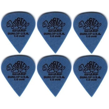 Image 1 of Dunlop 412R 1.00 Tortex 6 Перце за китара (412R100-6PACK-SET)