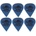 Dunlop 412R 1.00 Tortex 6 Перце за китара (412R100-6PACK-SET)