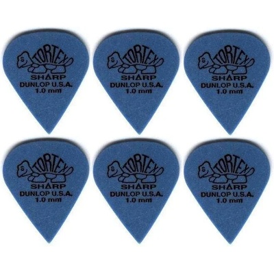 Dunlop 412R 1.00 Tortex 6 Перце за китара (412R100-6PACK-SET)