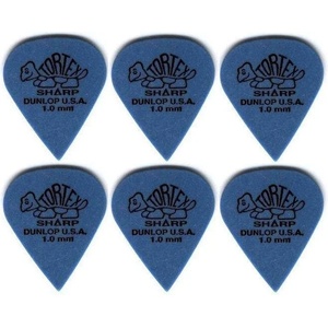Dunlop 412R 1.00 Tortex 6 Перце за китара (412R100-6PACK-SET)