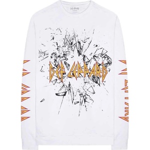 Def Leppard Shatter (Sleeve Print) White XL Риза (DEFLLST15MW04)