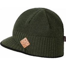 Kama merino LA15 Zimná čiapka so šiltom khaki