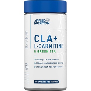 Applied Nutrition CLA + L-Carnitine + Green Tea, 100 Capsules