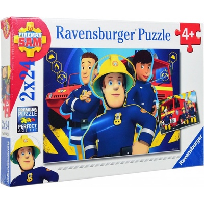 Ravensburger 090426 Požárník Sam 2 x 24 dílků