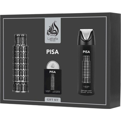 Lattafa Pride Pisa EDP 100 ml + EDP 20 ml + tělový sprej 200 ml