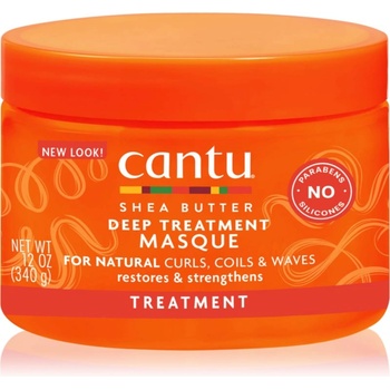 Cantu Shea Butter Deep Treatment Mask дълбоко регенерираща маска за чуплива и къдрава коса 340 гр