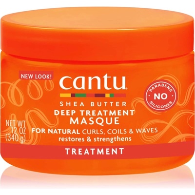 Cantu Shea Butter Deep Treatment Mask дълбоко регенерираща маска за чуплива и къдрава коса 340 гр