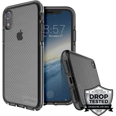 Prodigee Safetee Slim Case - хибриден кейс с висока степен на защита за iPhone XR (черен)