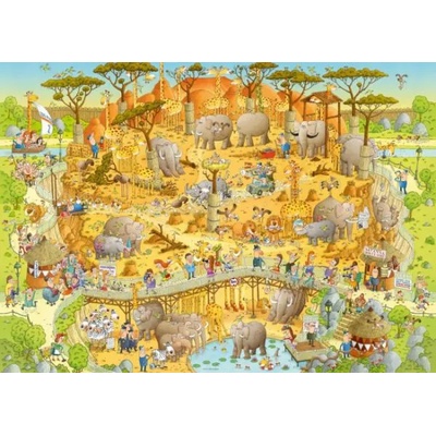Heye - Puzzle Degano: Afrika - 1 000 piese