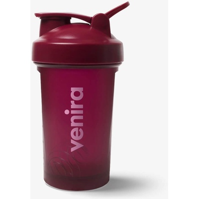 VENIRA shaker PRO s poutkem, vínový, 400 ml