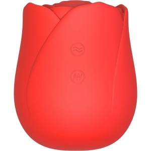 Beautifly Интимен масажор Beautifly Rose Glow Pleaser, 5 режима, 5 скорости, 90 мин, Подходящ за ползване под душ/във вана, Антиалергичен силикон, Безшумен, Червен (Rose Glow Pleaser)