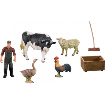Rappa Комплект Ферма с фермер, 7 части, в кутия (217737)