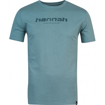 Hannah Ravi pánské bavlněné tričko 10029118HHX smoke blue