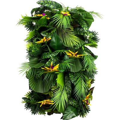 Vertikální zahrada z umělých rostlin STUDIOGREEN model 12, 50x100cm